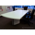8' White Modern Style Boardroom Conference Meeting Table